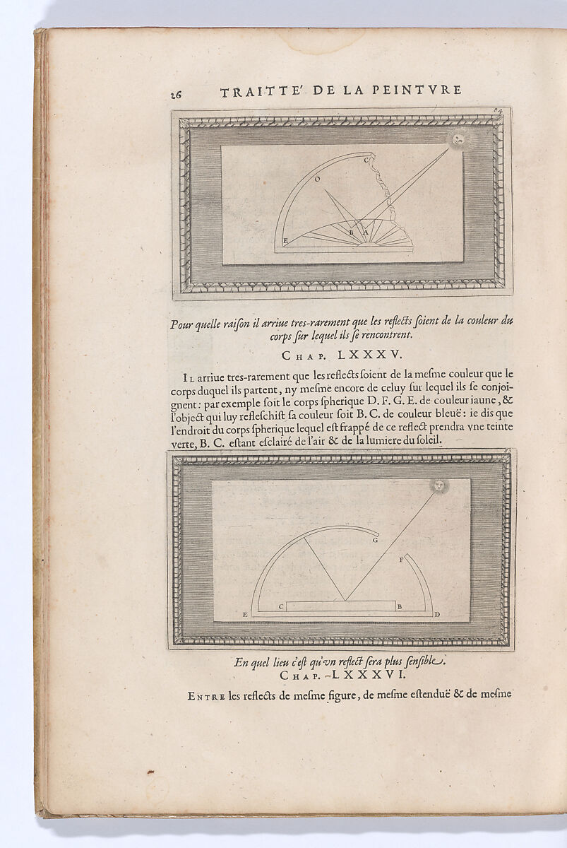 Traitté de la Peinture, Written by Leonardo da Vinci (Italian, Vinci 1452–1519 Amboise), Printed book