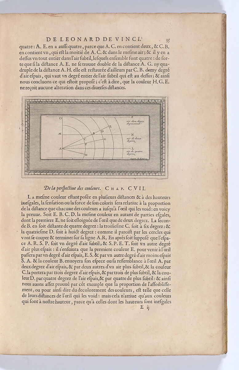 Traitté de la Peinture, Written by Leonardo da Vinci (Italian, Vinci 1452–1519 Amboise), Printed book