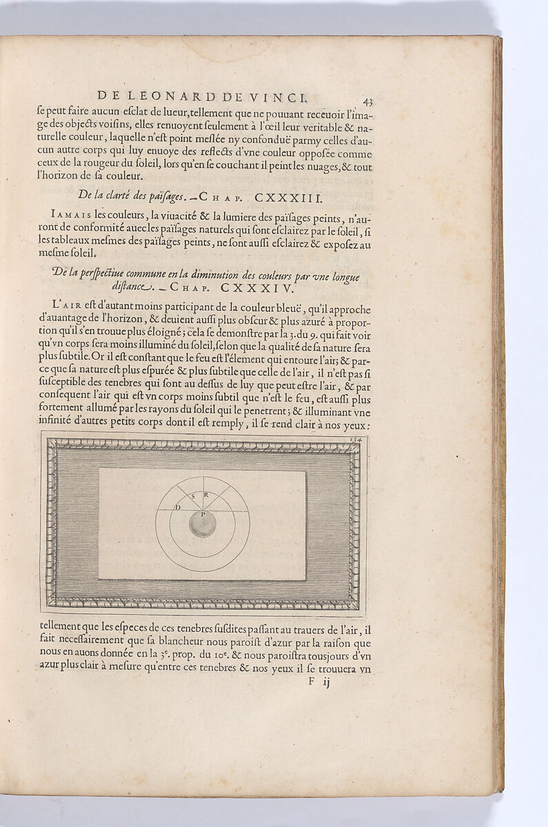 Traitté de la Peinture, Written by Leonardo da Vinci (Italian, Vinci 1452–1519 Amboise), Printed book