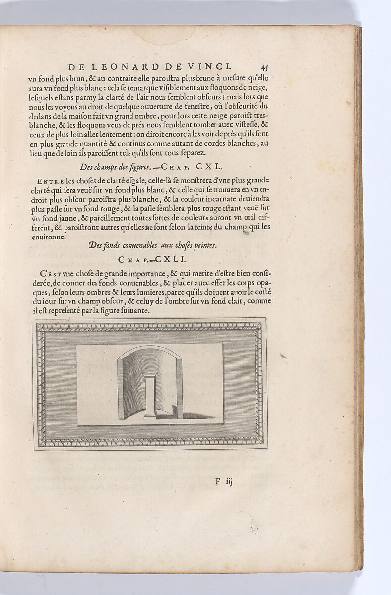 Traitté de la Peinture, Written by Leonardo da Vinci (Italian, Vinci 1452–1519 Amboise), Printed book