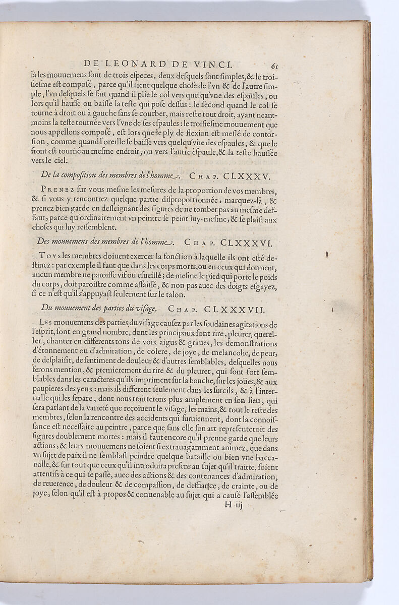 Traitté de la Peinture, Written by Leonardo da Vinci (Italian, Vinci 1452–1519 Amboise), Printed book
