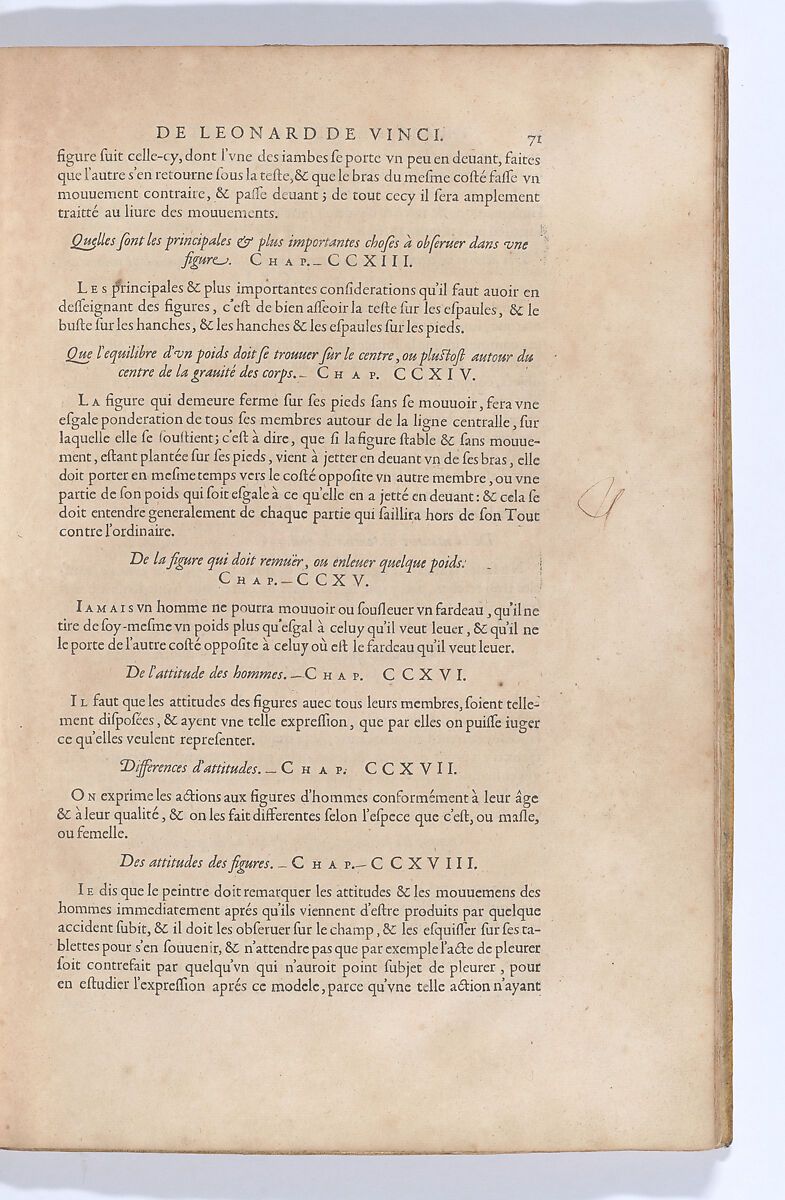 Traitté de la Peinture, Written by Leonardo da Vinci (Italian, Vinci 1452–1519 Amboise), Printed book