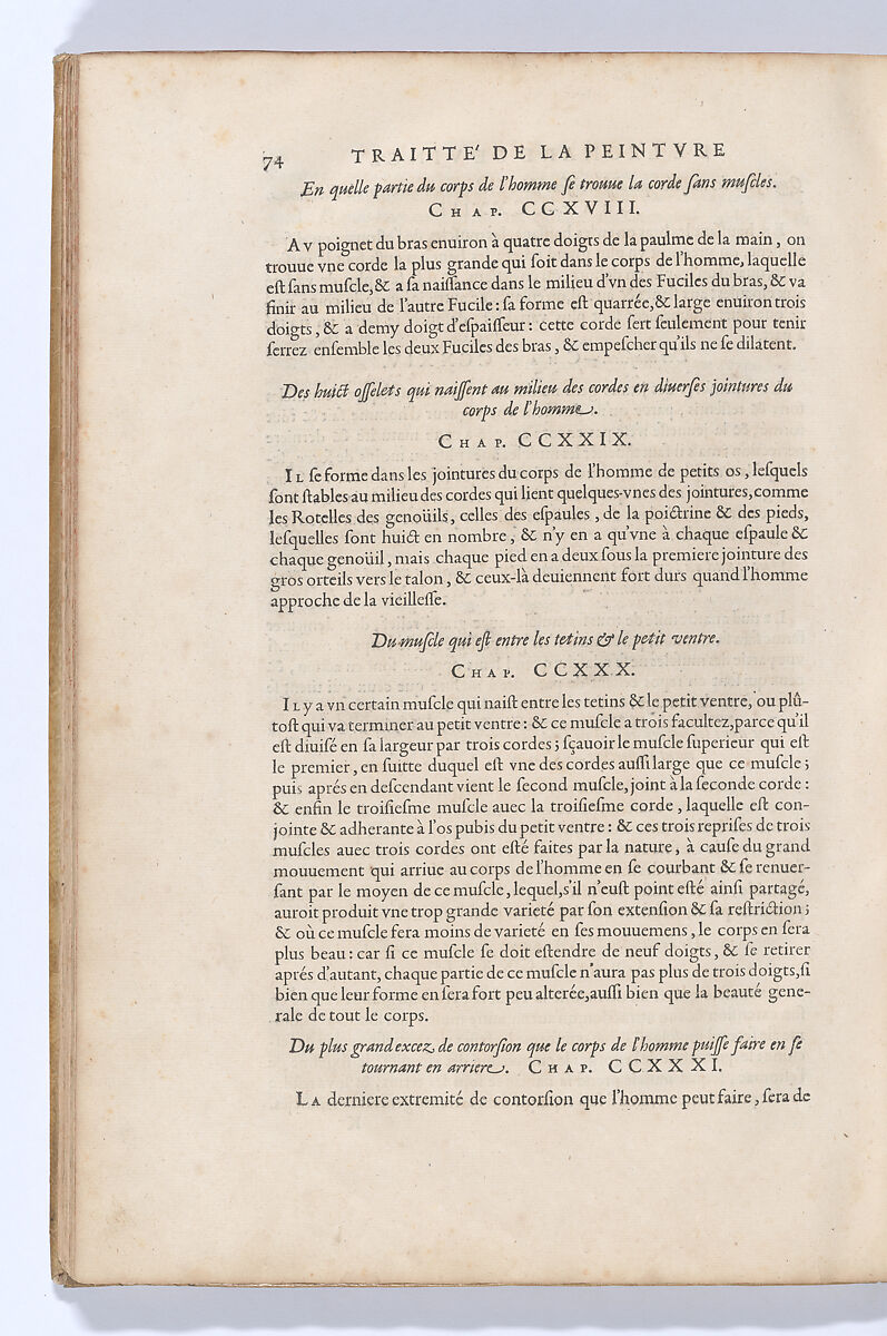 Traitté de la Peinture, Written by Leonardo da Vinci (Italian, Vinci 1452–1519 Amboise), Printed book