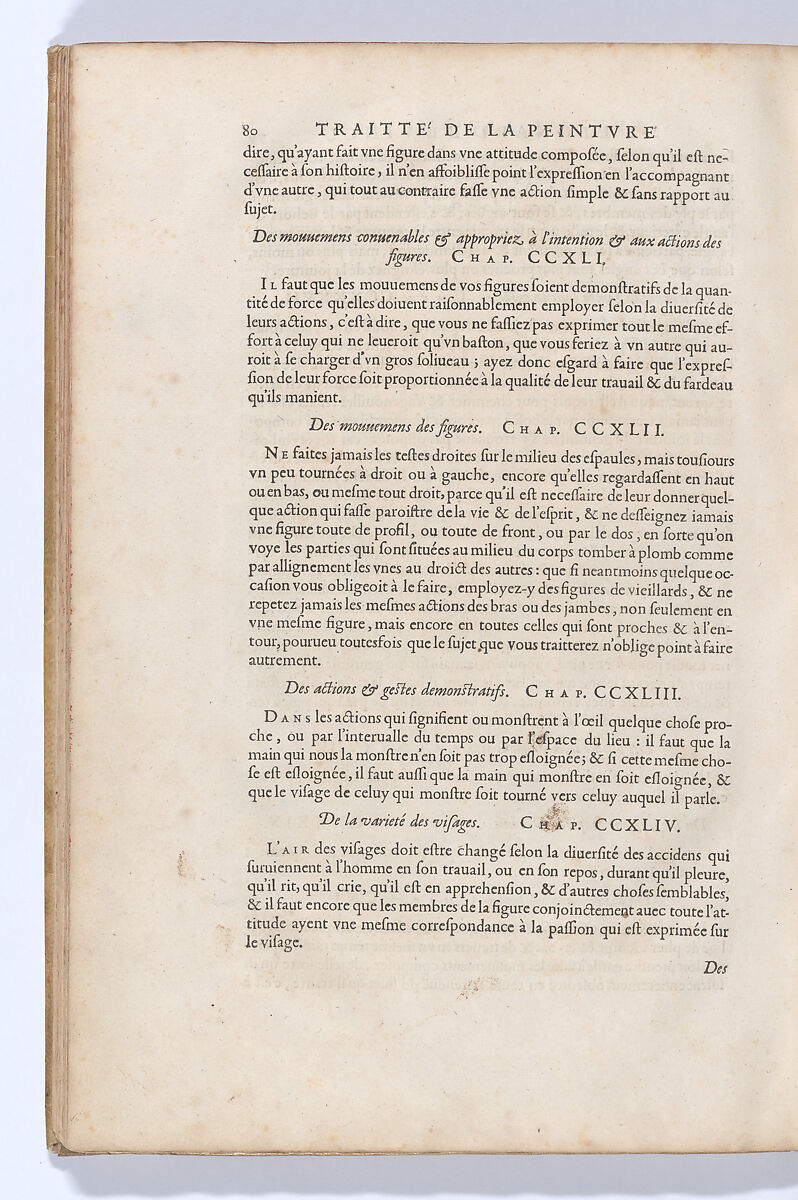 Traitté de la Peinture, Written by Leonardo da Vinci (Italian, Vinci 1452–1519 Amboise), Printed book