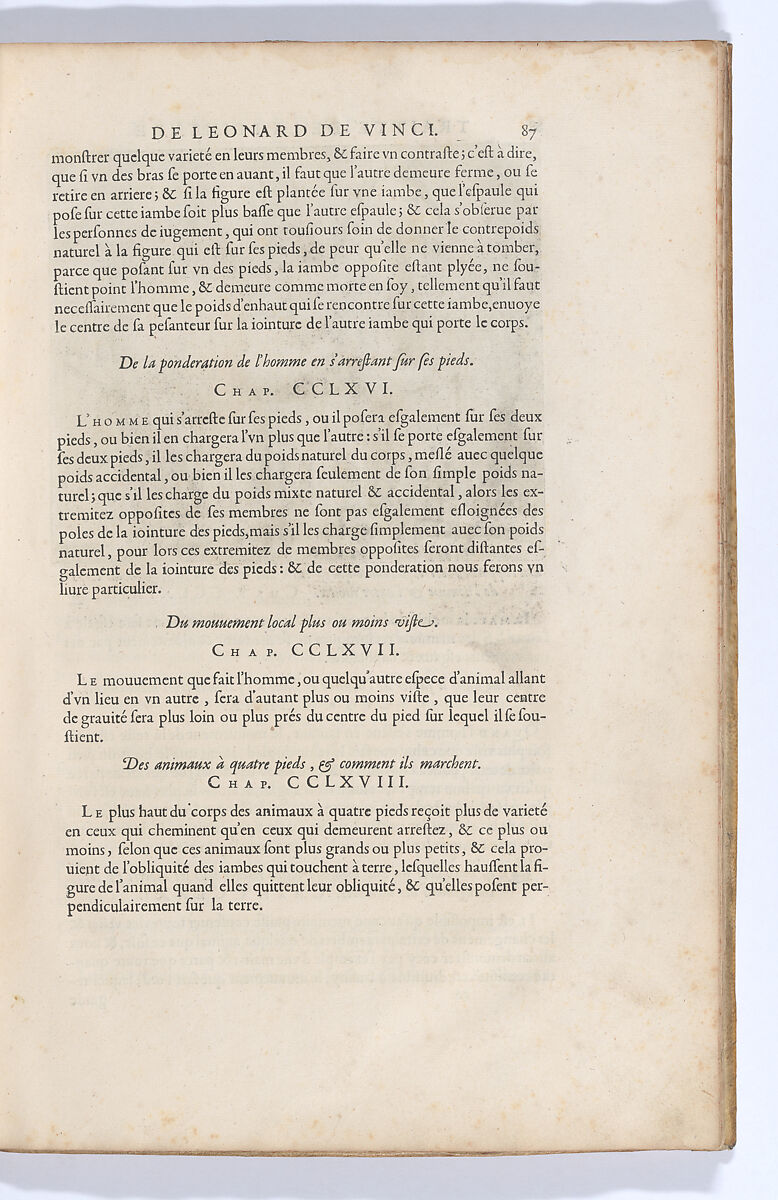 Traitté de la Peinture, Written by Leonardo da Vinci (Italian, Vinci 1452–1519 Amboise), Printed book