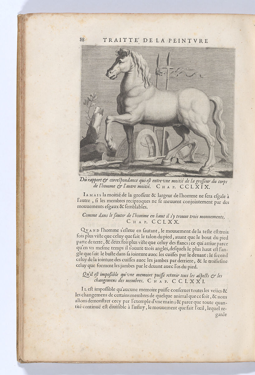 Traitté de la Peinture, Written by Leonardo da Vinci (Italian, Vinci 1452–1519 Amboise), Printed book