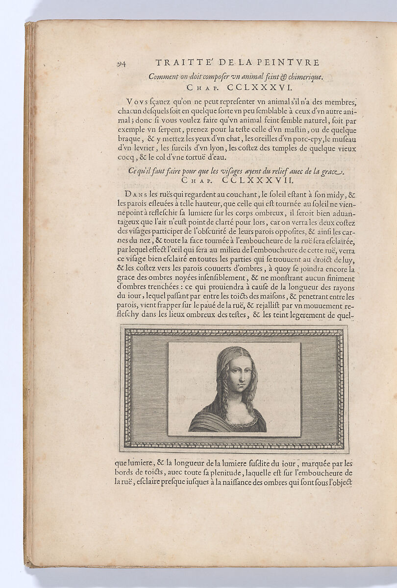 Traitté de la Peinture, Written by Leonardo da Vinci (Italian, Vinci 1452–1519 Amboise), Printed book