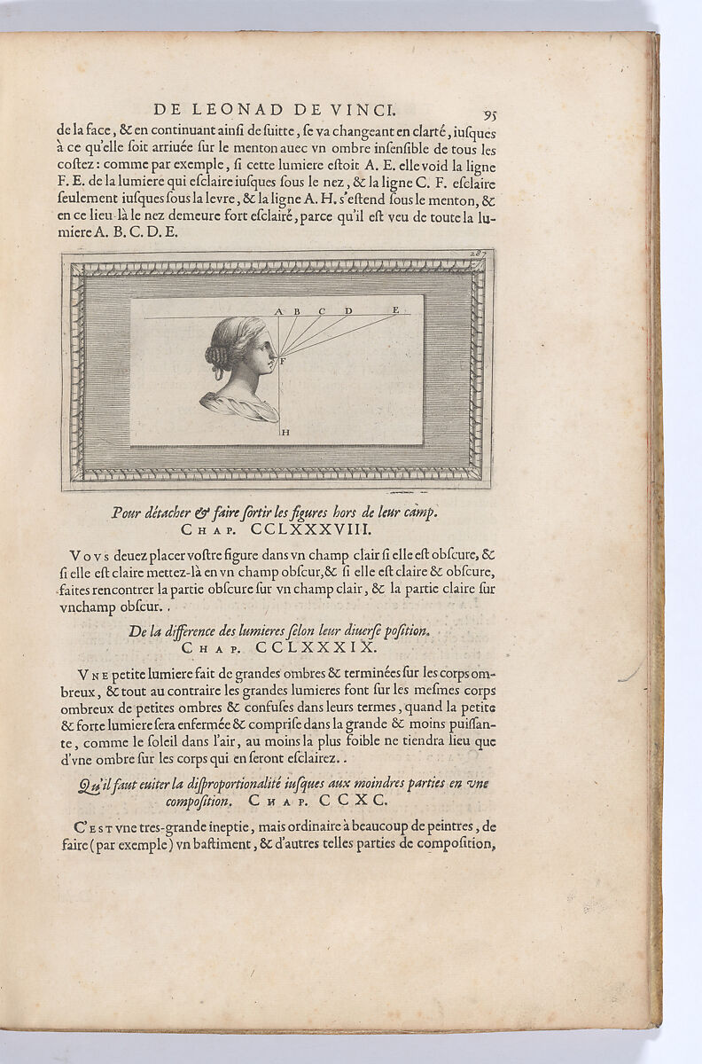 Traitté de la Peinture, Written by Leonardo da Vinci (Italian, Vinci 1452–1519 Amboise), Printed book