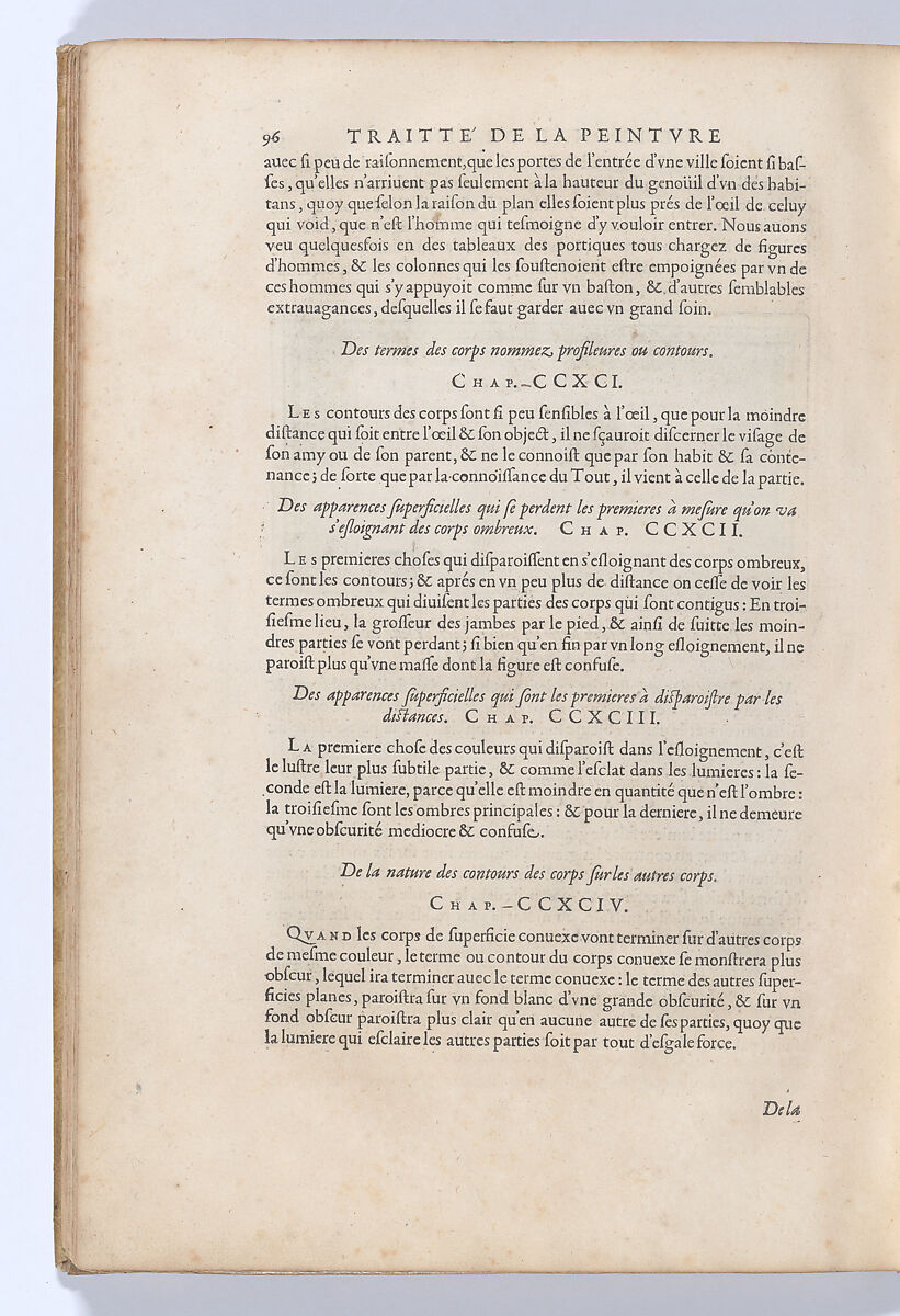 Traitté de la Peinture, Written by Leonardo da Vinci (Italian, Vinci 1452–1519 Amboise), Printed book