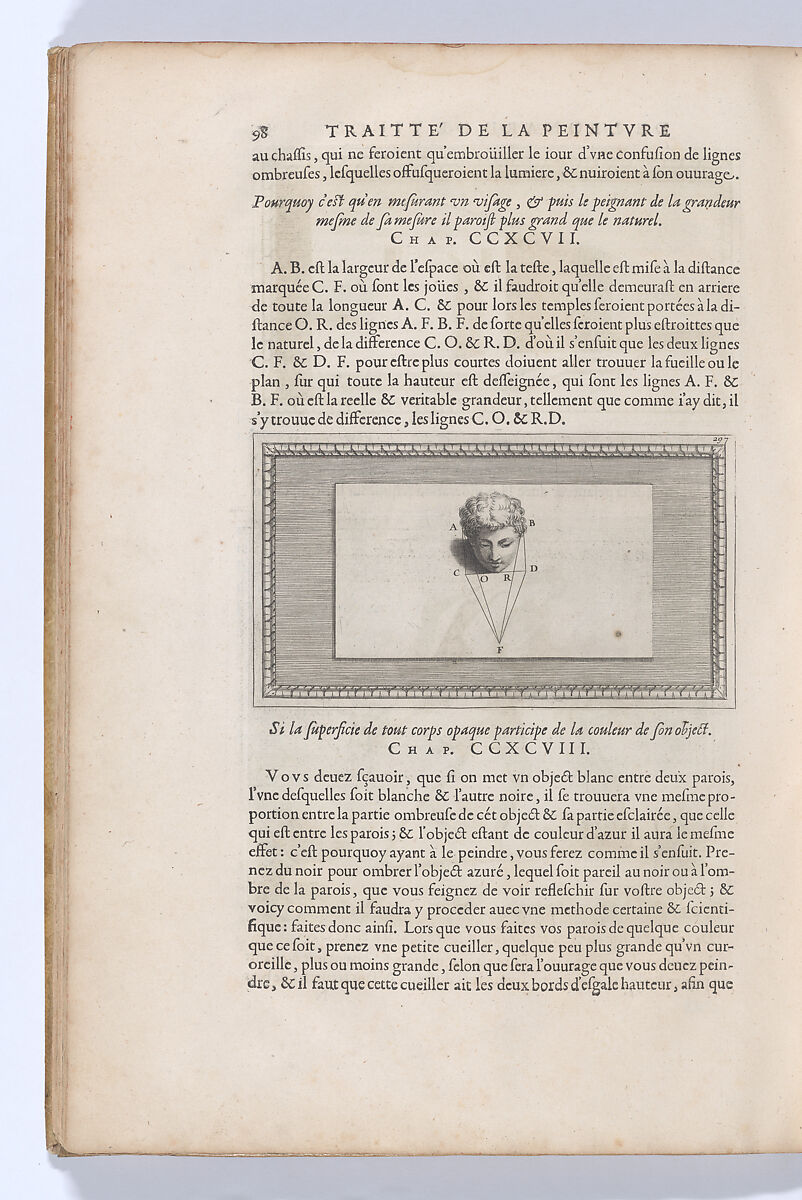 Traitté de la Peinture, Written by Leonardo da Vinci (Italian, Vinci 1452–1519 Amboise), Printed book