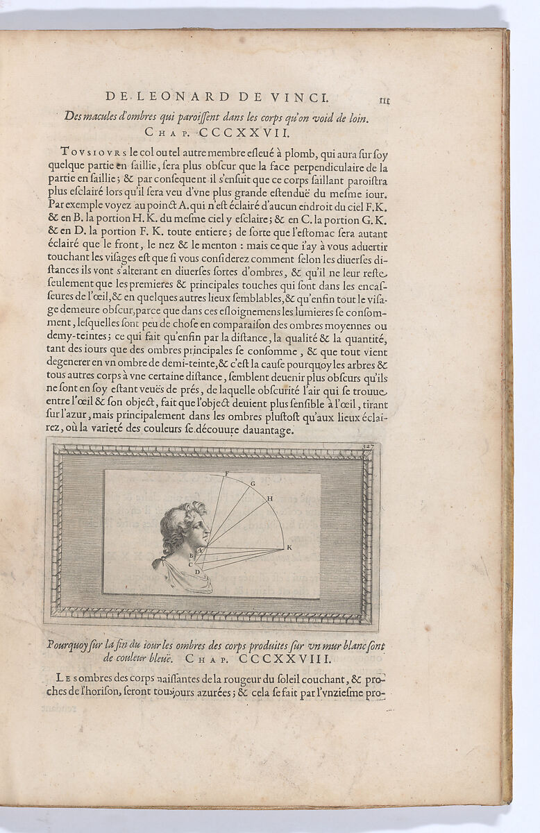 Traitté de la Peinture, Written by Leonardo da Vinci (Italian, Vinci 1452–1519 Amboise), Printed book
