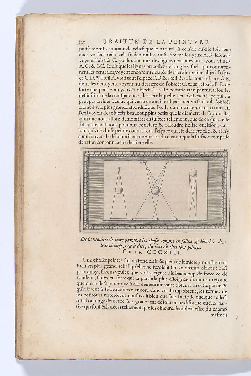 Traitté de la Peinture, Written by Leonardo da Vinci (Italian, Vinci 1452–1519 Amboise), Printed book
