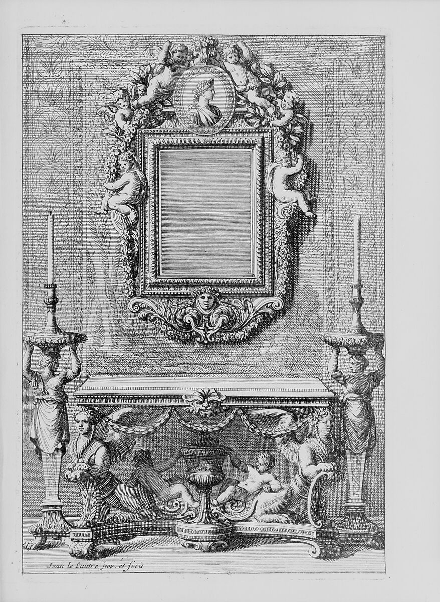 Oeuvres. Vols. I-IV, Jean Le Pautre (French, Paris 1618–1682 Paris), Engraving, etching 