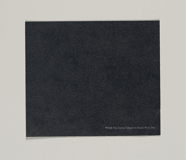 S.M.S. No. 2, April 1968, Published by Letter Edged in Black Press Inc.