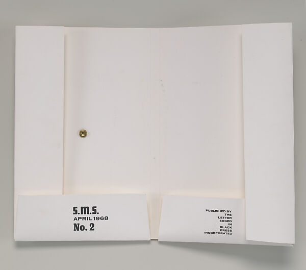 S.M.S. No. 2, April 1968, Published by Letter Edged in Black Press Inc.