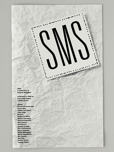 S.M.S. No. 2, April 1968, Published by Letter Edged in Black Press Inc.