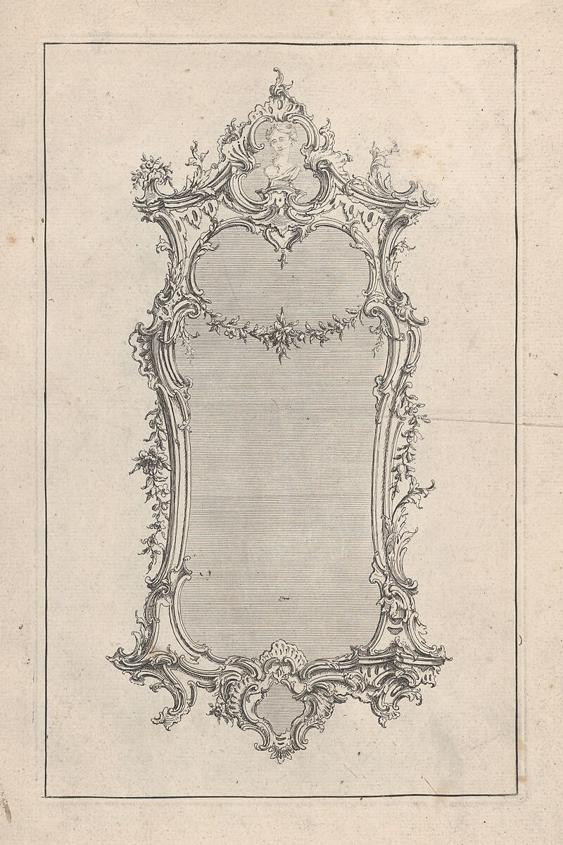 Six Sconces, Designed and etched by Matthias Lock (British, London ca. 1710–ca. 1765 London), Illustrations: etching