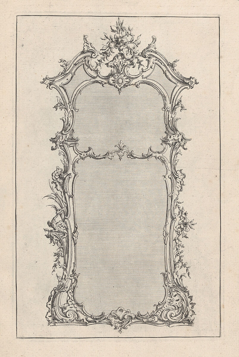 Six Sconces, Designed and etched by Matthias Lock (British, London ca. 1710–ca. 1765 London), Illustrations: etching
