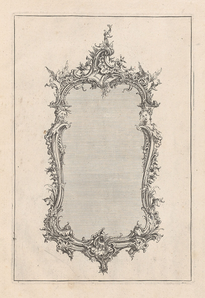 Six Sconces, Designed and etched by Matthias Lock (British, London ca. 1710–ca. 1765 London), Illustrations: etching