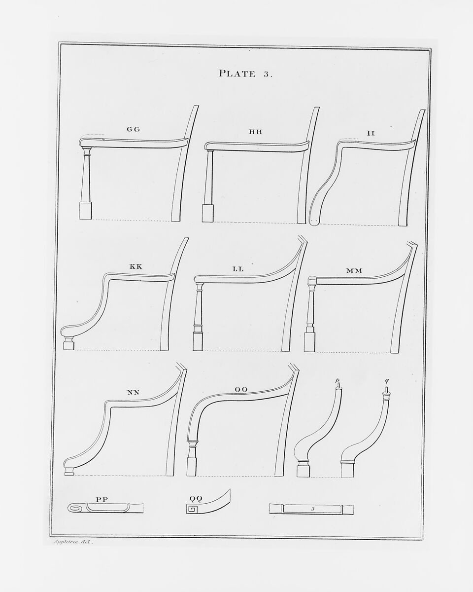 London Chair-Makers' and Carvers' Book of Prices, for Workmanship..., T. Sorrell (London), Illustrations: engraving