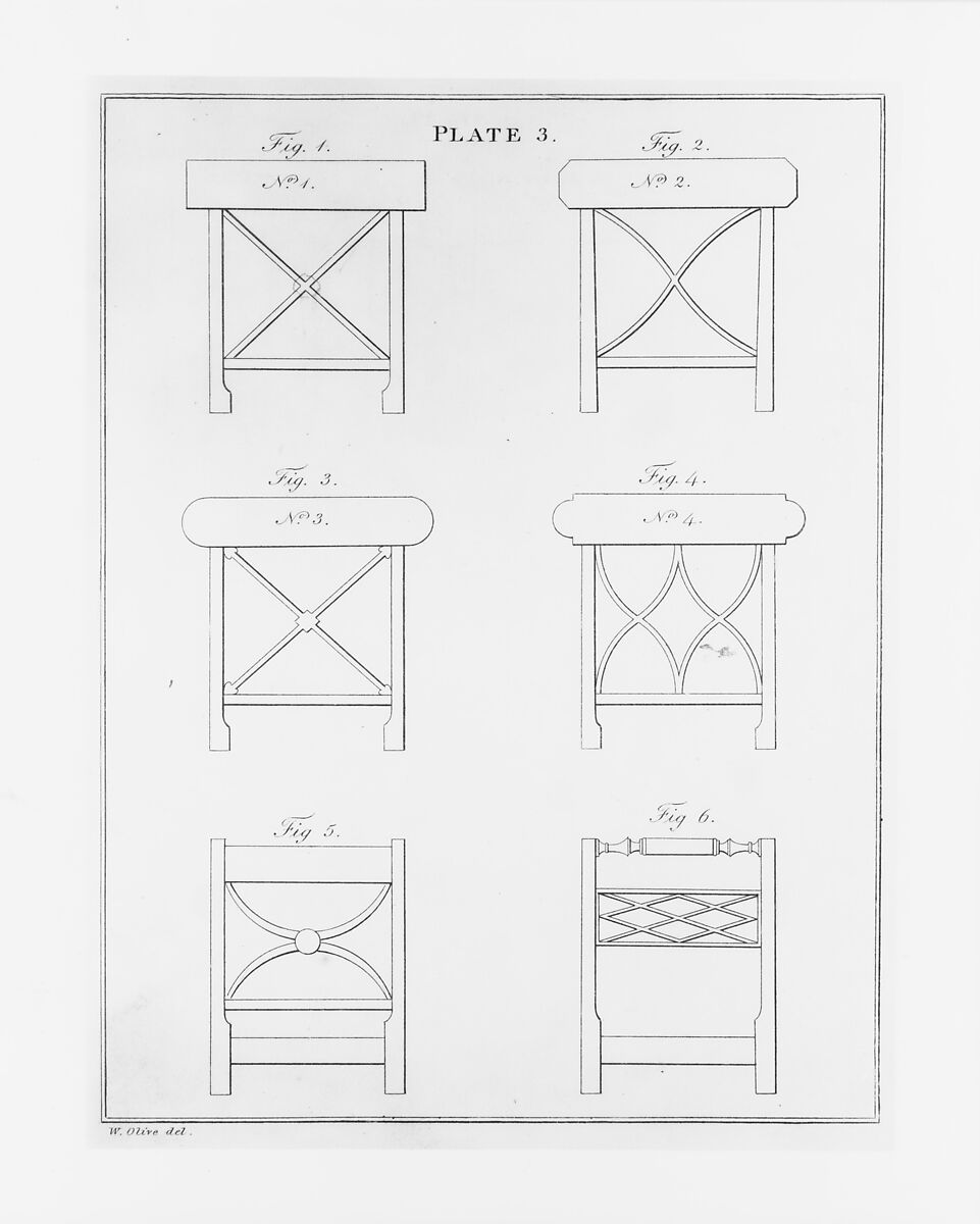 London Chair-Makers' and Carvers' Book of Prices, for Workmanship..., T. Sorrell (London), Illustrations: engraving