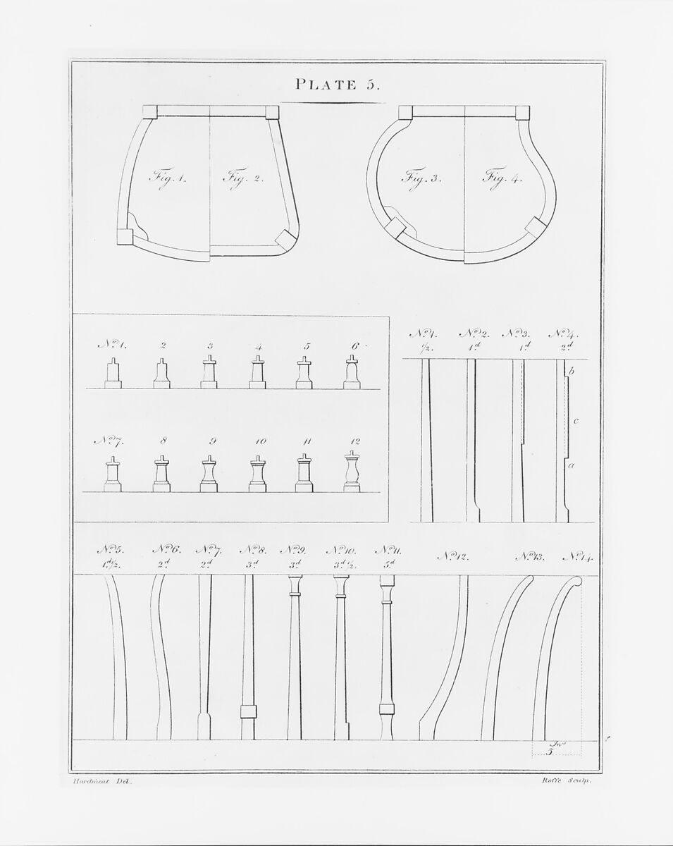 London Chair-Makers' and Carvers' Book of Prices, for Workmanship..., T. Sorrell (London), Illustrations: engraving