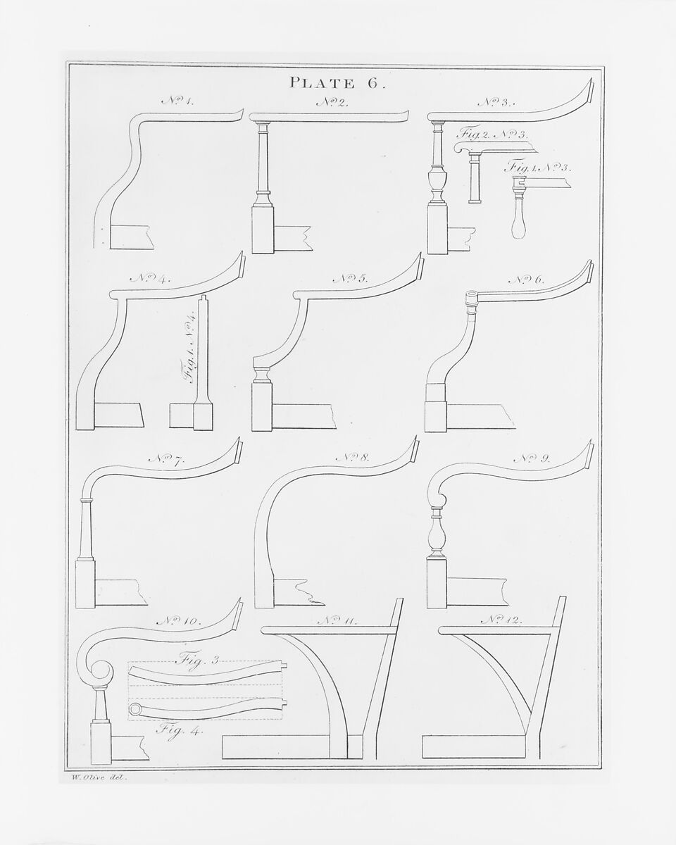 London Chair-Makers' and Carvers' Book of Prices, for Workmanship..., T. Sorrell (London), Illustrations: engraving