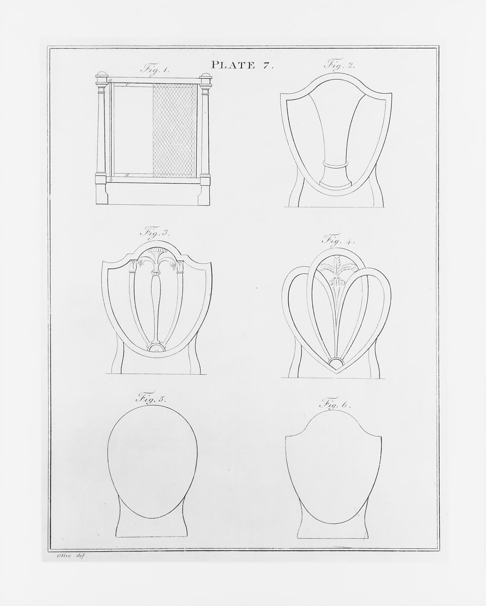 London Chair-Makers' and Carvers' Book of Prices, for Workmanship..., T. Sorrell (London), Illustrations: engraving