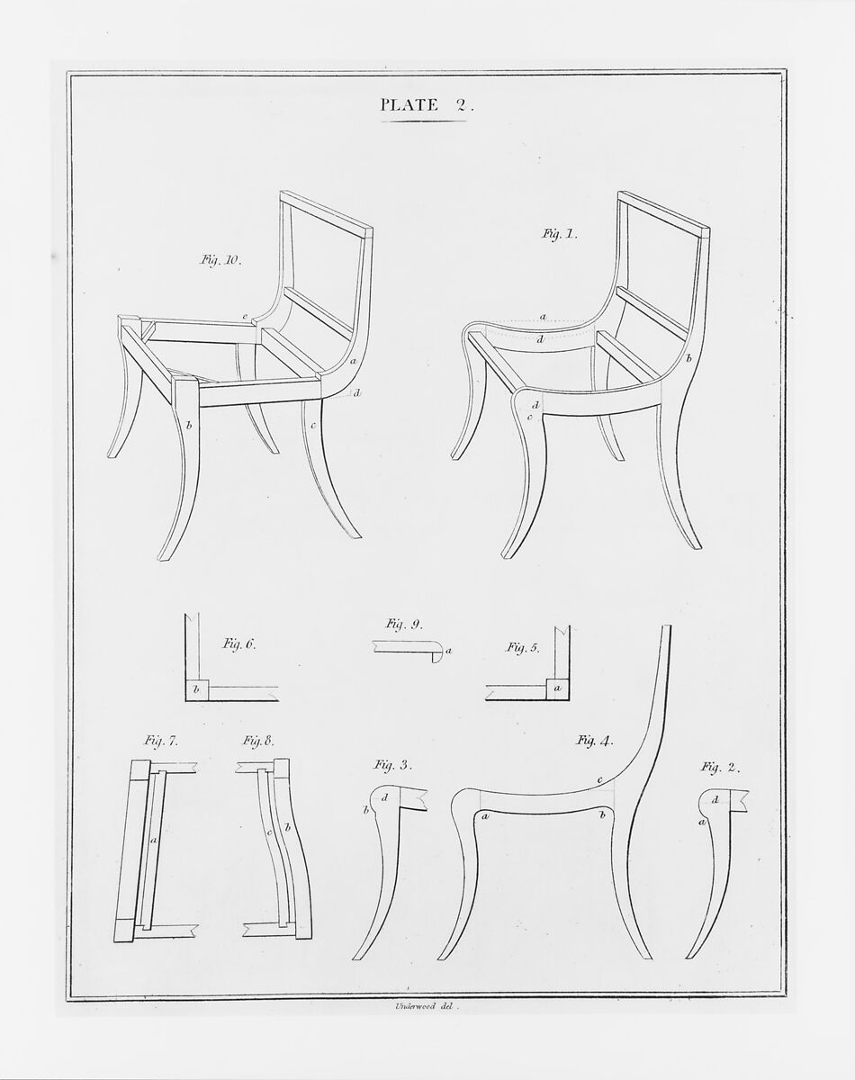 London Chair-Makers' and Carvers' Book of Prices, for Workmanship..., T. Sorrell (London), Illustrations: engraving