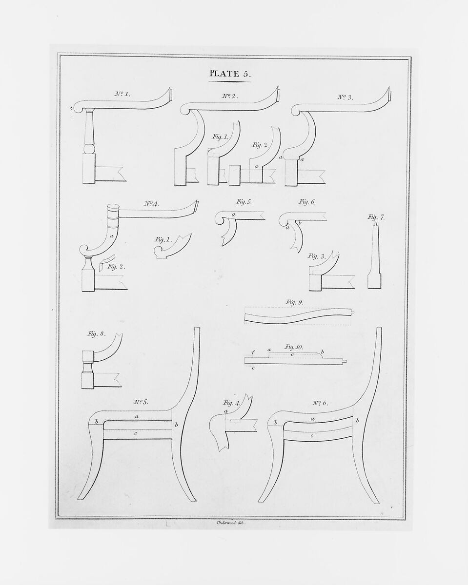 London Chair-Makers' and Carvers' Book of Prices, for Workmanship..., T. Sorrell (London), Illustrations: engraving