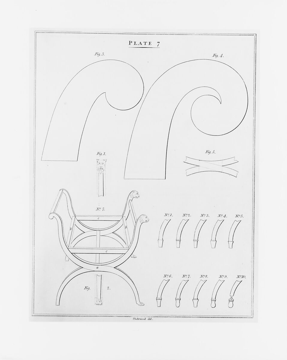 London Chair-Makers' and Carvers' Book of Prices, for Workmanship..., T. Sorrell (London), Illustrations: engraving