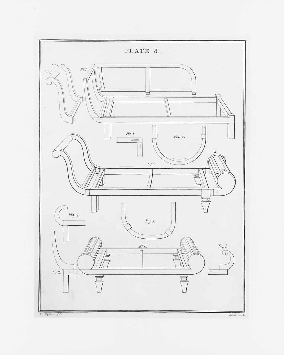 London Chair-Makers' and Carvers' Book of Prices, for Workmanship..., T. Sorrell (London), Illustrations: engraving