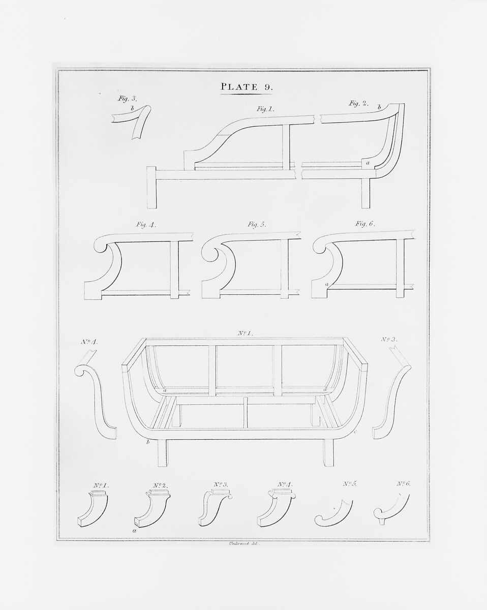 London Chair-Makers' and Carvers' Book of Prices, for Workmanship..., T. Sorrell (London), Illustrations: engraving