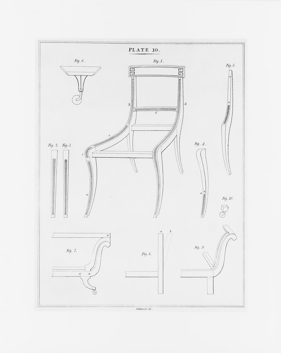 London Chair-Makers' and Carvers' Book of Prices, for Workmanship..., T. Sorrell (London), Illustrations: engraving