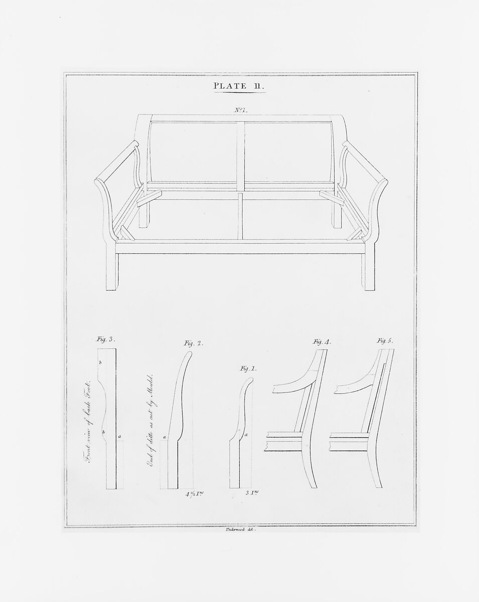 London Chair-Makers' and Carvers' Book of Prices, for Workmanship..., T. Sorrell (London), Illustrations: engraving