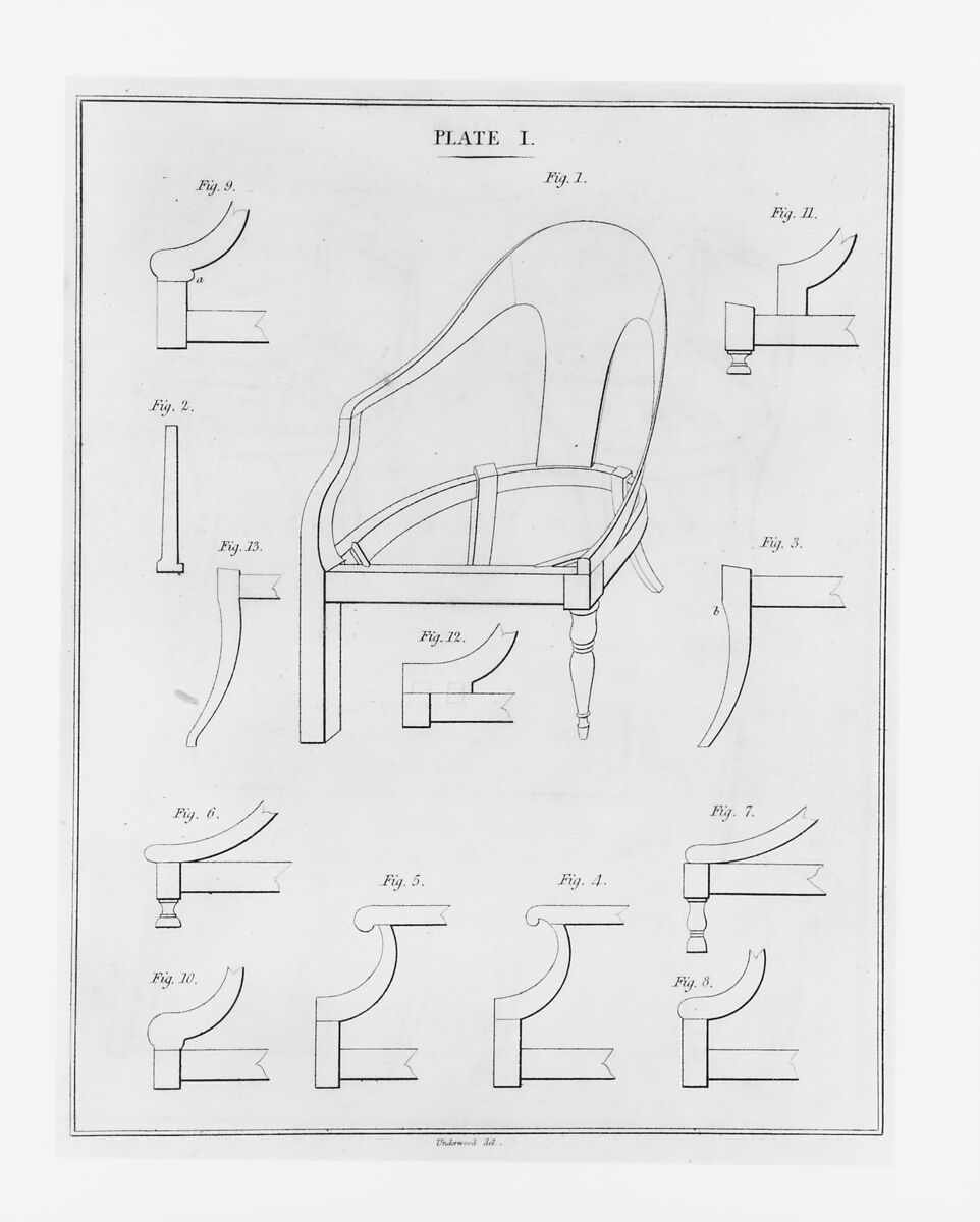 London Chair-Makers' and Carvers' Book of Prices, for Workmanship..., T. Sorrell (London), Illustrations: engraving