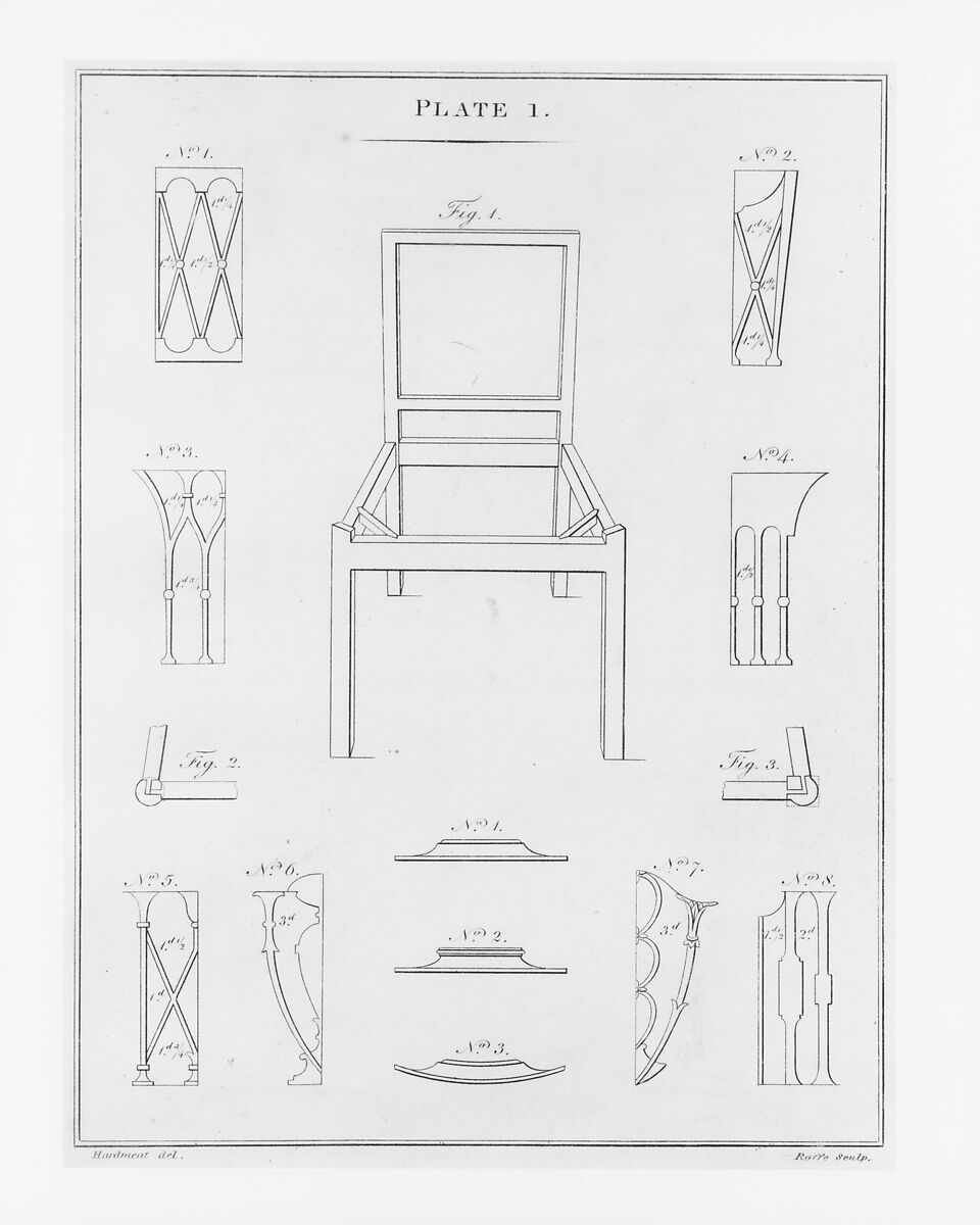 London Chair-Makers' and Carvers' Book of Prices, for Workmanship..., T. Sorrell (London), Illustrations: engraving