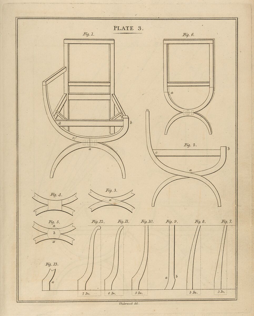 London Chair-Makers' and Carvers' Book of Prices, for Workmanship..., T. Sorrell (London), Illustrations: engraving