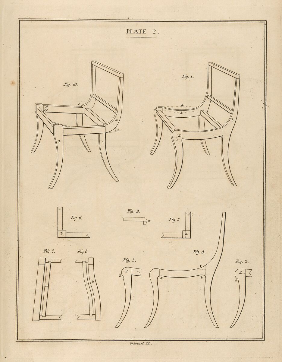 London Chair-Makers' and Carvers' Book of Prices, for Workmanship..., T. Sorrell (London), Illustrations: engraving