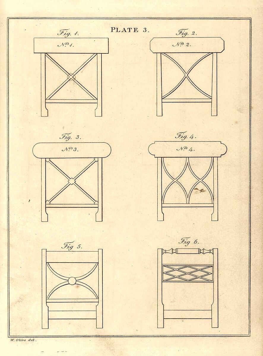 London Chair-Makers' and Carvers' Book of Prices, for Workmanship..., T. Sorrell (London), Illustrations: engraving