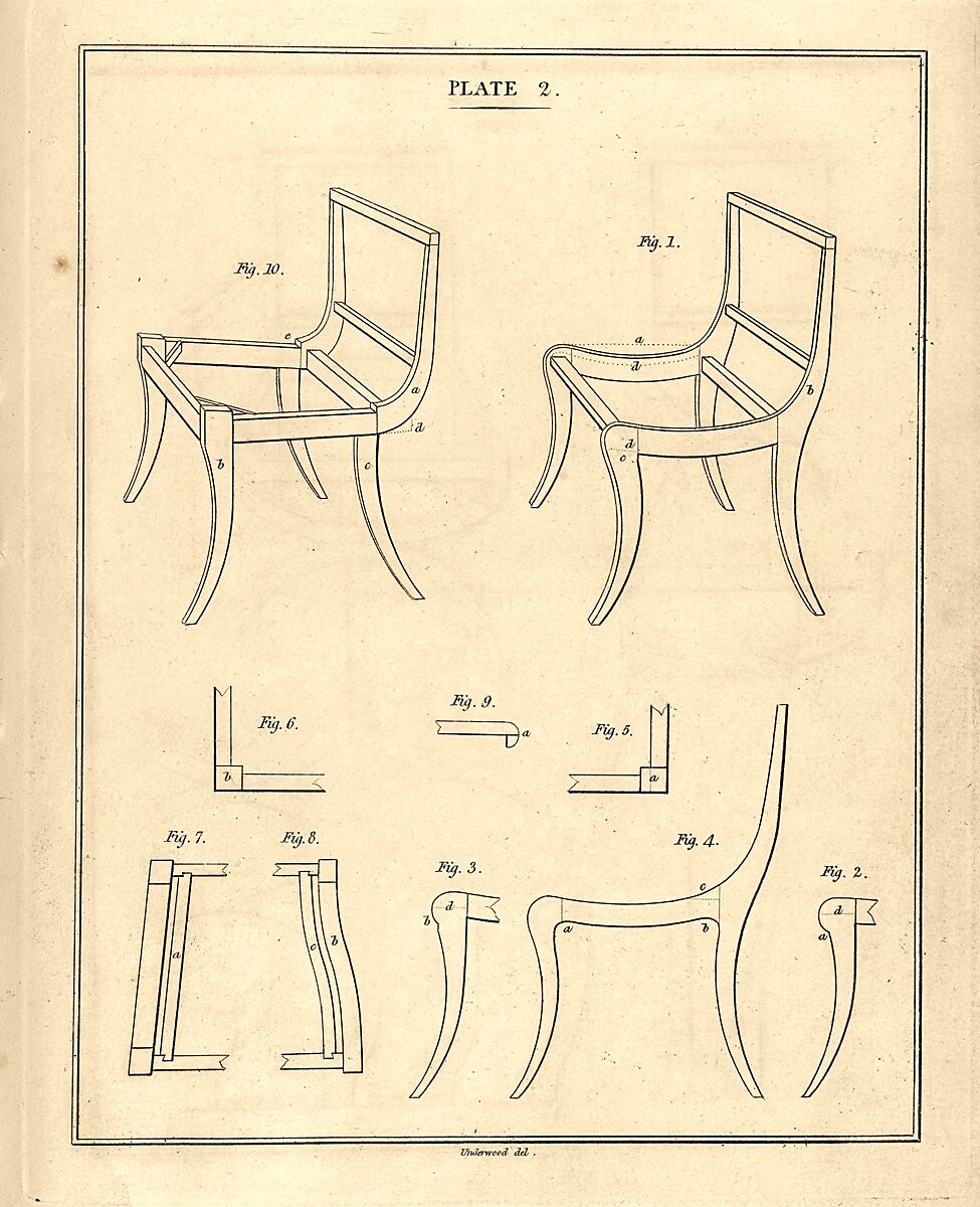 London Chair-Makers' and Carvers' Book of Prices, for Workmanship..., T. Sorrell (London), Illustrations: engraving