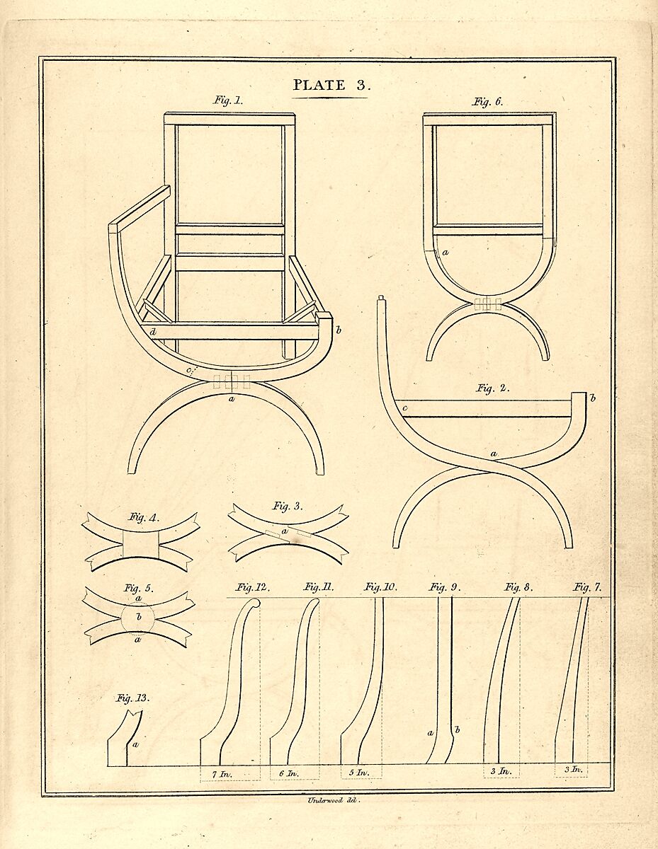 London Chair-Makers' and Carvers' Book of Prices, for Workmanship..., T. Sorrell (London), Illustrations: engraving