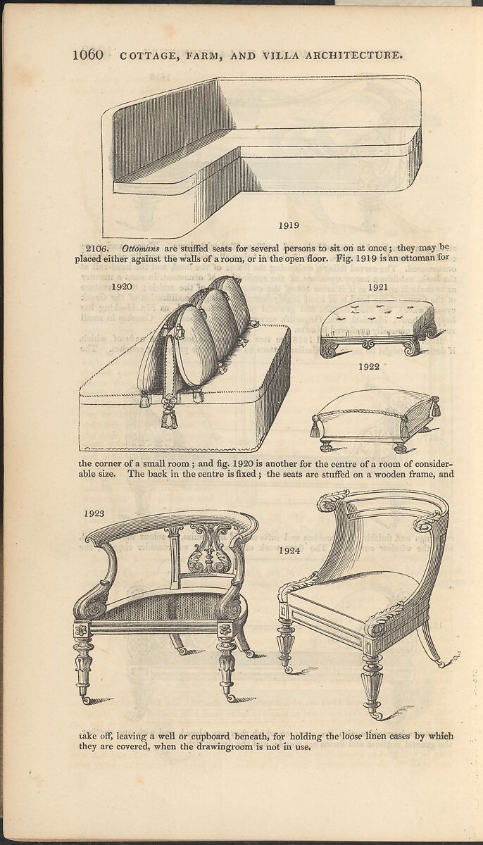 An Encyclopedia of Cottage, Farm and Villa Architecture and Furniture, John Claudius Loudon (British (born Scotland), 1783–1843), Illustrations: wood engraving 