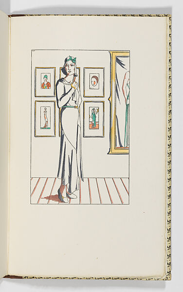 Modern Nymphs, being a series of fourteen fashion plates, Raymond Mortimer (British, 1895–1980), Illustrations: relief process prints or lithographs, hand-colored
