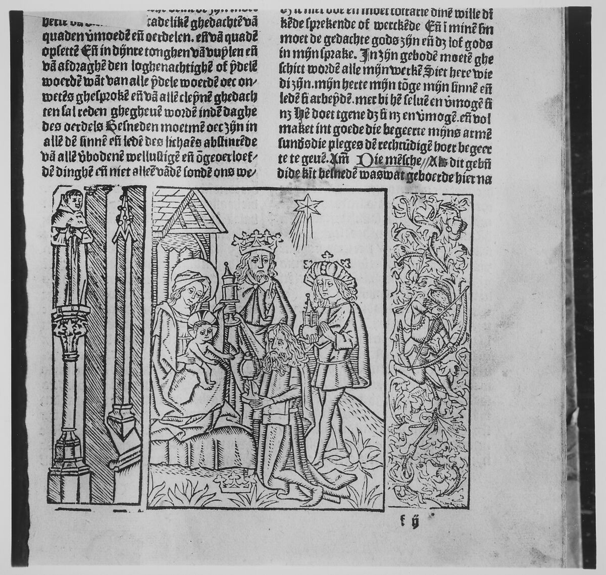 Dat boeck van dem leuen ons liefs heren ihesu cristi..., Ludolphus de Saxonia, Woodcut