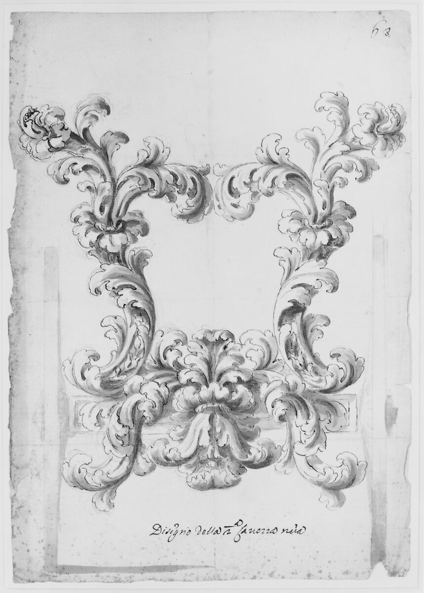 Carriage Design, Anonymous, Italian, 17th or 18th century, Pen and brown ink, brush and gray wash over leadpoint