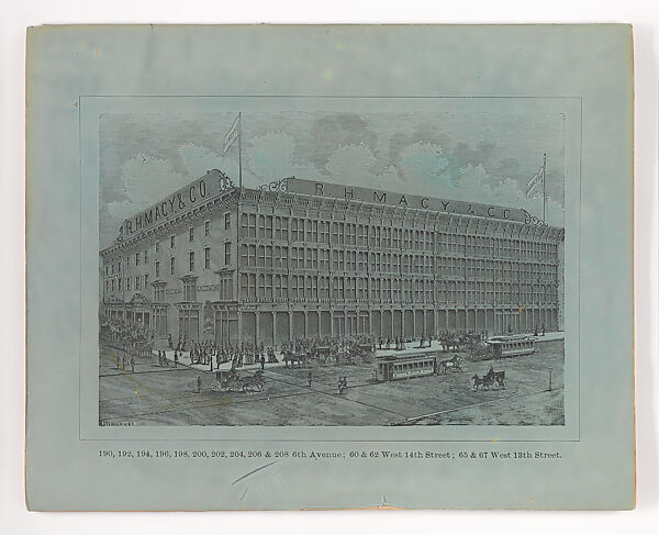 1883 Spring & Summer Catalogue [trade catalogue], R. H. Macy &amp; Co. (American, established 1858), Illustrations: wood engraving