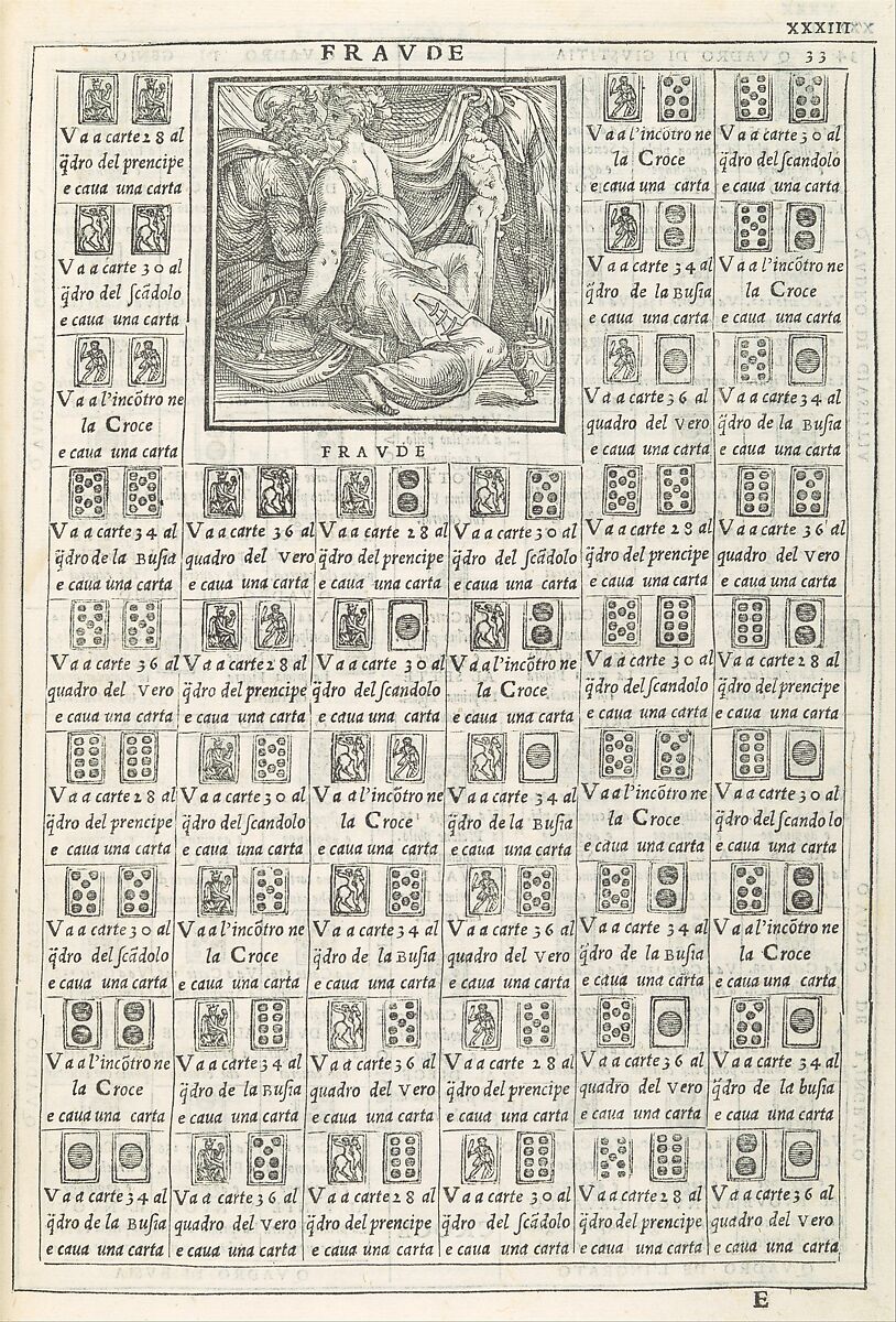 Le Sorti...intitolate giardino di pensieri, Written and published by Francesco Marcolini da Forli (Italian, Forli ca. 1500–after 1559 Venice)  , Venice, Ifllustrations: woodcut