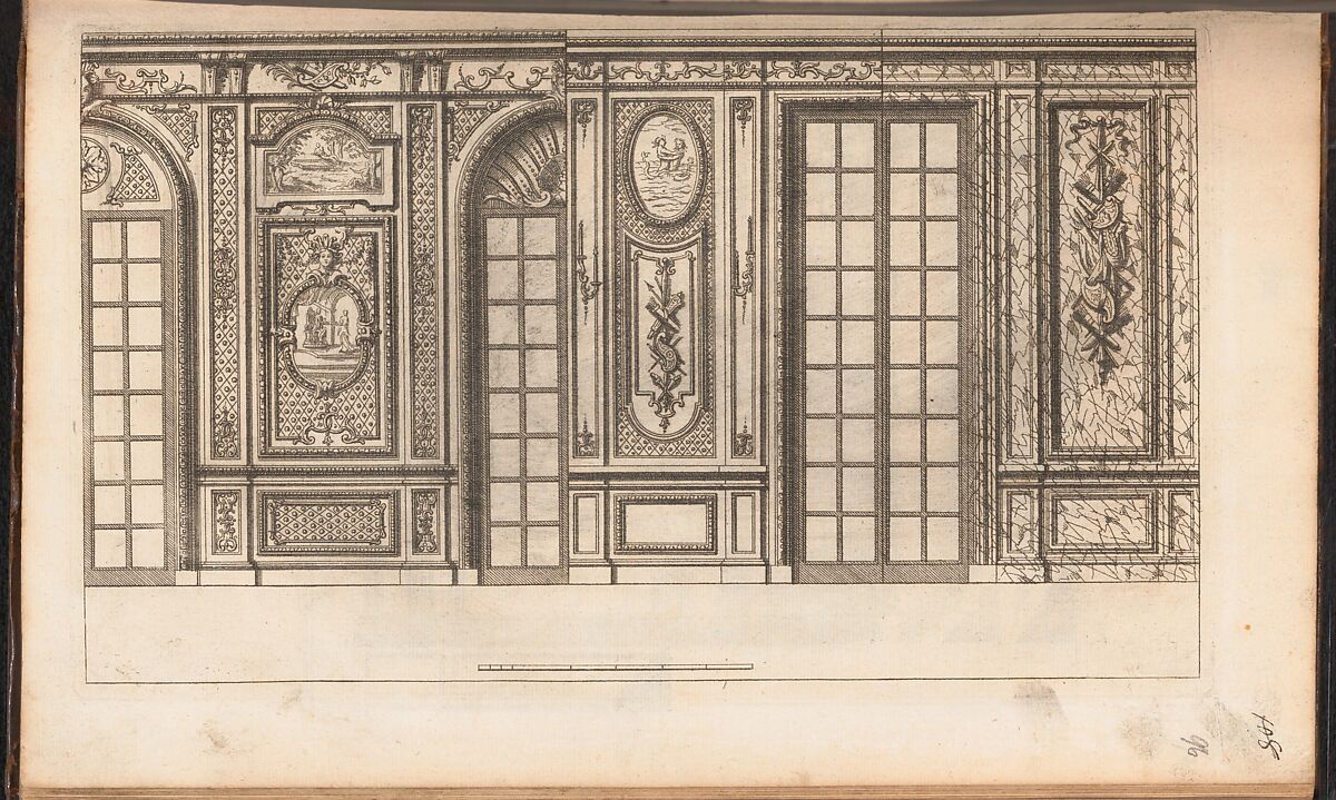 L'Architecture a La Mode ou sont les Nouveaux Dessins pour la Décoration des Bâtimens et Jardins, Published by Nicolas Langlois (French, Paris 1640–1703), Engraving, etching