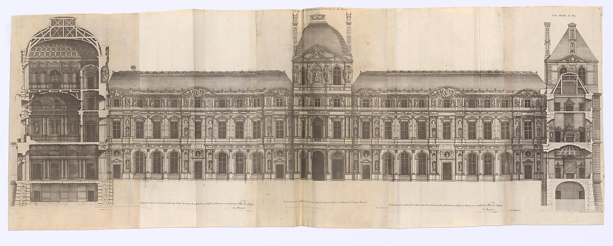 Architecture de Marot: Le Grand Marot (Set A), Jean Marot  French, Illustrations: engraving